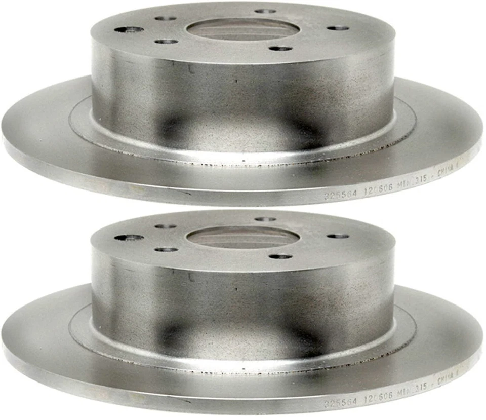 SET OF 2 Disc Brake Rotors Non-Coated Rear ACDelco 18A1321A SC - Image 1 of 1