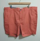 Goodfellow Men's Salmon Flat Front Cotton Shorts Size 42 New 7" Inseam
