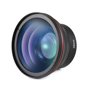 58mm Lens Kit with 0.43X Wide Angle Lens + Macro Lens for Canon W3U3 - Picture 1 of 6