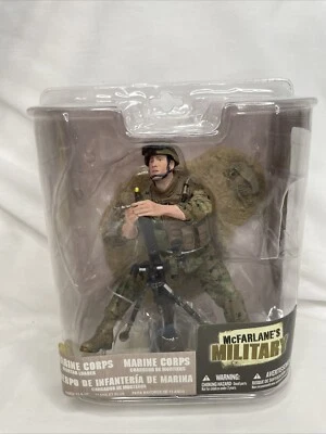 McFarlane's Military Series 6 MARINE CORPS Mortar Loader Action Figure New! - Image 1 of 4