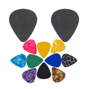 Guitar Picks & Guitar Picks Holder Set 10pcs Plectrum Paddles Celluloid I6G4 - Picture 1 of 12