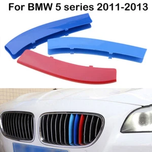 For BMW 5-series F10 F18 Accessories Front Grille Grill Cover Strips Clip Trim - Picture 1 of 8