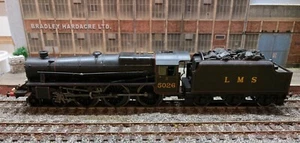 Hornby BLACK 5 LMS Black OO sound fitted - Picture 1 of 2