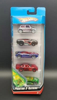 Hot Wheels Phantom X Raycers 5 Pack With Mini Cooper Exclusive Rare - Image 1 of 4