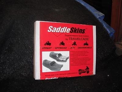 Cubierta de asiento Travelcade de repuesto de 2 piezas - H506 negra para Honda Magna 700 1985-86 Foto 1 de 2