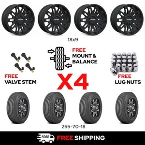 18" MAYHEM 8113 Cortex w/ 255/70R18 Wheel & Tire for 2018 Jeep Wrangler JK - Picture 1 of 8