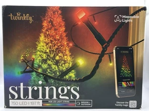 750 count Twinkly App-Controlled LED Light Strings 197ft for Indoor/ Outdoor - Picture 1 of 8