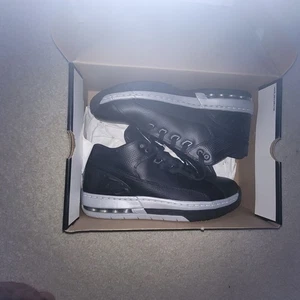 Talla 12 - Air Jordan Ol' School Low Negro Metálico Plateado Negro Hombres talla 12 Nuevo en caja - Imagen 1 de 11