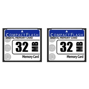 2X 32MB Compact Flash Memory Card for Camera, Advertising Machine,5510 - Picture 1 of 1