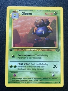 1999 Pokémon Jungle Set 1st Edition Gloom #37/64 Uncommon HP - Picture 1 of 8
