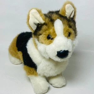 Douglas Tri-Color Welsh Corgi Realistic Dog Plush Stuffed Cuddle Toys 2014 - Picture 1 of 8