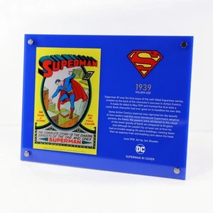 Superman #1 Photo Mount Acrylic Art Print Display Stand. - Picture 1 of 6