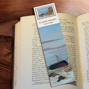 Monet Marcador Falaise Acantilado Fino Arte Regalo Libro Amante Idea Collectable - Picture 1 of 5