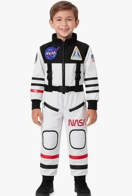 Disfraz de Astronauta para Niños Fiesta de Halloween Disfraz NASA, Talla 10/12 Foto 1 de 4