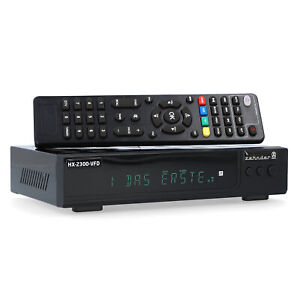 Zehnder HX-2300-VFD Sat Receiver - mit Aufnahmefunktion, AAC-LC, PVR, HDMI, USB