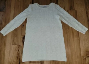 Vtg. Jantzen USA Mod Flower Power Daisy knit Top Dress S M 36 Cover up textured - Picture 1 of 6