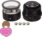 10D Loupe Magnifier 8 Led Magnifying Glass Interchangeable Reticle Scale 2024