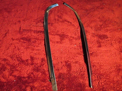  1975 1976 1977 1978 Cadillac Eldorado Stainless Windshield Trim Pieces - Image 1 of 4