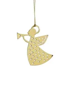 PlutoProductor ~ Joyería de Navidad joyería árbol de Navidad colgante oro ángel BP115G - Imagen 1 de 1