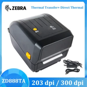Zebra ZD888TA 203DPI Thermal Transfer Barcode Label Printer USB ZD88A42-309G0GNZ - Bild 1 von 9