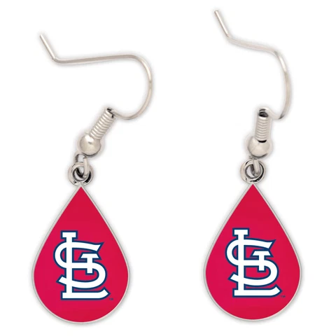 St. Louis Cardinals Tear Drop Earrings Cover