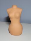 Nude Female Clay Torso Bust Sculpture Figurine 6"