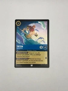 Disney Lorcana TCG Ursula's Return TRITON Young Prince #160/204 Non Foil - Picture 1 of 2
