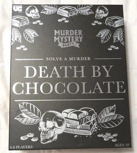 DEATH BY CHOCOLATE Murder Mystery Party Game-  Dinner Party Game **NEW** - Picture 1 of 5