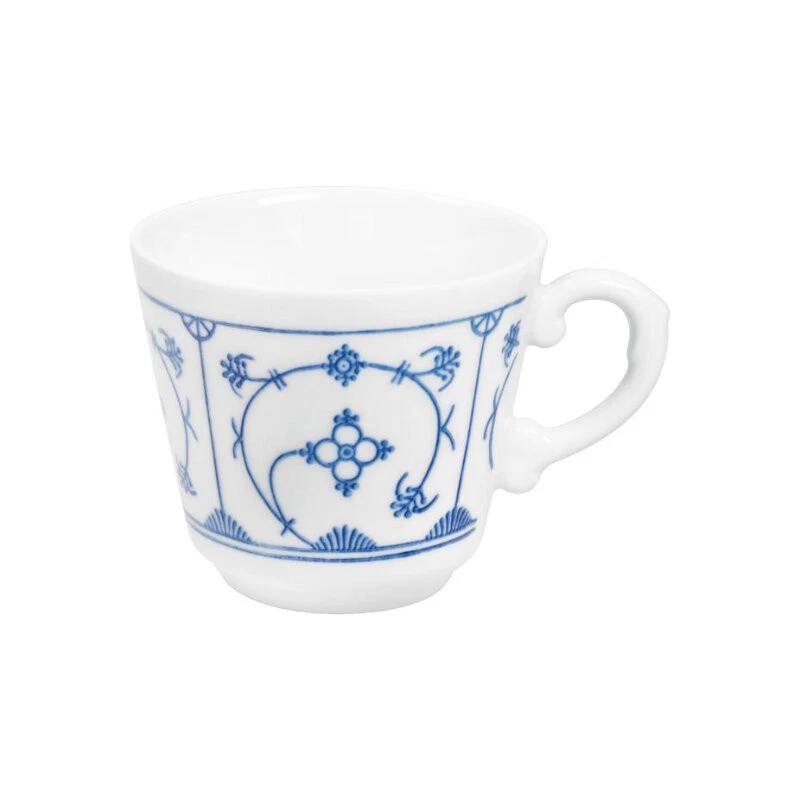 Kahla Blau Saks Indisch Blau Stohblumenmuster Kaffeeobertasse 0,18 L - Bild 1 von 1