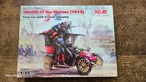 ICM BATALLA DEL MARNE 1914 TAXI COCHE FRANCÉS INF MODELO KIT 1:35 Nº 35660 #MK3 - Imagen 1 de 7