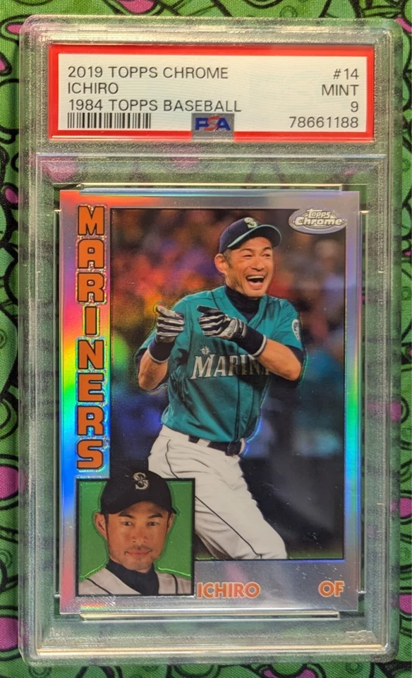ICHIRO Suzuki 💎 Graded MINT 💎 2019 Topps Chrome 1984 84TC-14 🔥 REFRACTOR 🔥 - Image 1 of 2