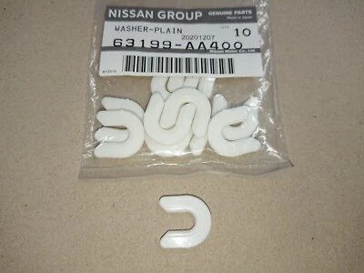 New genuine Nissan R34 GTR front guard shim U washer 63199-AA400 x10 - image 1 of 3