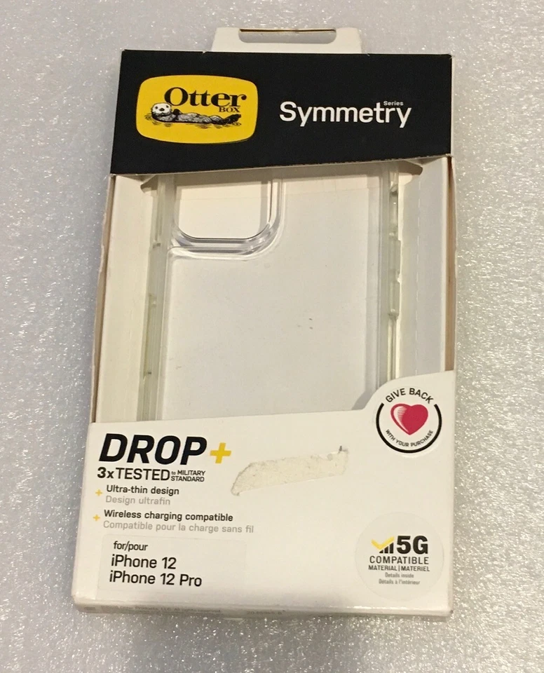 Funda Serie OtterBox Symmetry para Apple iPhone 12 / 12 Pro - Transparente Foto 1 de 1