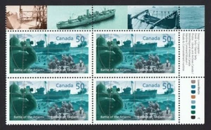 WWII = BATTLE OF ATLANTIC =  WAR = MILITARY SHIP. Canada 2005 #2107 MNH UR BLOCK - Bild 1 von 1