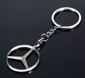 1X Portachiavi Per mercedes benz Stella anello chiavi catenel - Foto 1 di 2