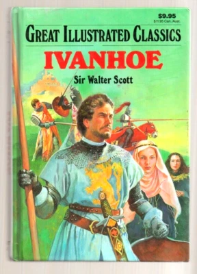 Ivanhoe by Sir Walter Scott Great Illustrated Classics Hardcover Book Foto 1 de 2