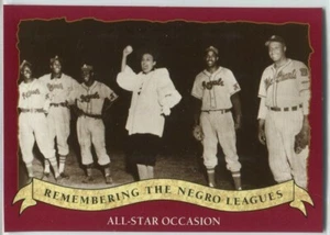 1992 Tuff Stuff Remembering the Negro Leagues #8 All-Star Occasion - Picture 1 of 2