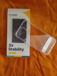 Andobil 3X Stability Life Series MAGNETIC PHONE HOLDER/GRIP Clear, BRAND NEW - Picture 1 of 4