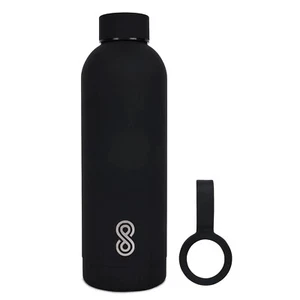 Botella de agua deportiva aislada al vacío de doble pared de acero inoxidable SINT 750 ml gris - Imagen 1 de 45
