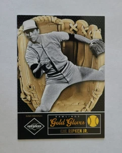 2011 Panini Limited Cal Ripken Jr. Rawlings Gold Gloves #4 Serial Numbered /299 - Picture 1 of 4