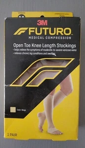 Futuro 71033EN Open TOE Knee Highs Firm, MEDIUM - Picture 1 of 1