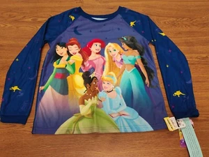 Girls Long Sleeve Disney Princess Shirt - Picture 1 of 2