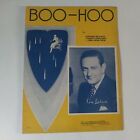 1937 "Boo-Hoo" Vintage Sheet Music Guy Lomabardo Cover Jazz Song Good Cond.