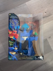OF DRAGONS FAIRIES AND WIZARDS MAGICAL WIZARD TOWER BLUE W/FIGURES & BOX. J2 - Picture 1 of 6