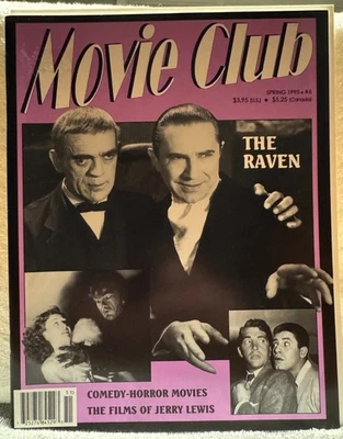 Movie Club No6 весна 1995 ОЧЕНЬ ХОРОШАЯ оригинальная копия (не Famous Monsters) - Смотрите! - Изображение 1 из 2