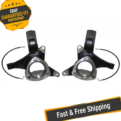 Maxtrac Suspension 701345 4.5" Lift Spindles W/ Brake Lines for 07-15 Chevy 1500 - Imagem 1 de 4