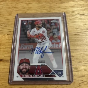 2023 Topps Chrome - Autógrafos de novato Michael Stefanic #RA-MST (AU, RC) - Imagen 1 de 2