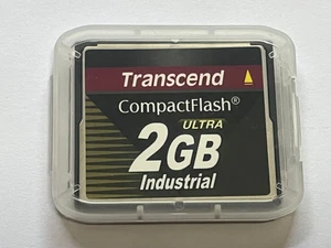 Transcend CompactFlash ULTRA 2GB Industrial CF Card TS2GCF100I - Picture 1 of 9