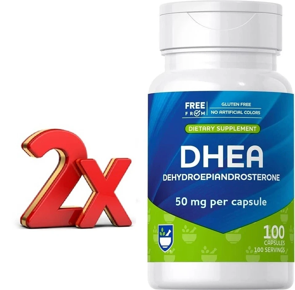 DHEA50 RITE AID 2x100 caps ANTIAGING, Salud Sexual, Sistema Inmune ENVIO GRATIS