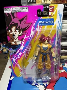 Misprint Dragon Ball Evolve Super Saiyan God Son Goku Figure Walmart Exclusive - Picture 1 of 3